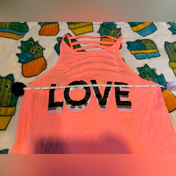 victoria secret love tank top bright orange - Picture 5 of 5